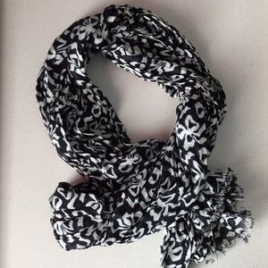 J Crew Bow Pattern Scarf
